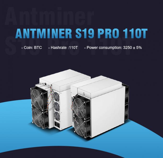 Секретная горнорабочий Bitmain Antminer S19A PRO 110t S19 PRO 110t Btc